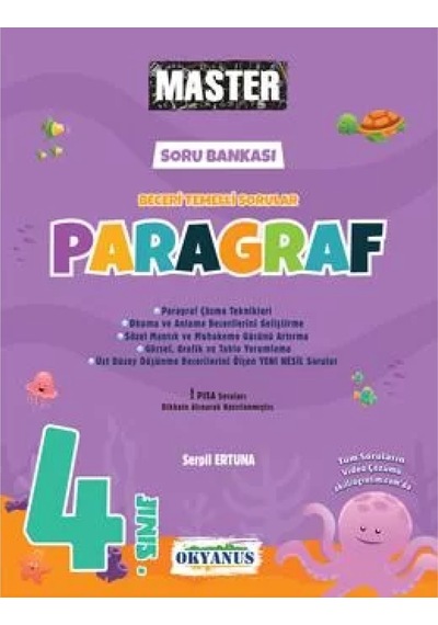4. Sınıf Master Paragraf Soru Bankası