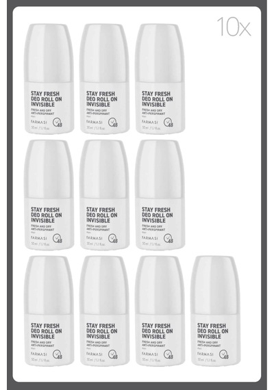 Stay Fresh Deo Roll On Invısıble 50ml 10 Adet