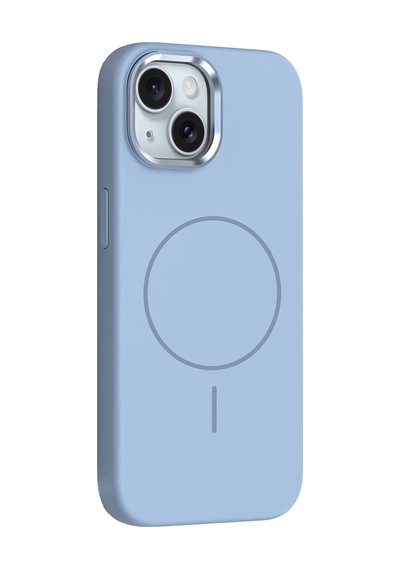 Apple Uyumlu iPhone 14 Kılıf M-safe Şarj Özellikli Metal Kamera Çerçeveli Zore Edi Silikon Kapak