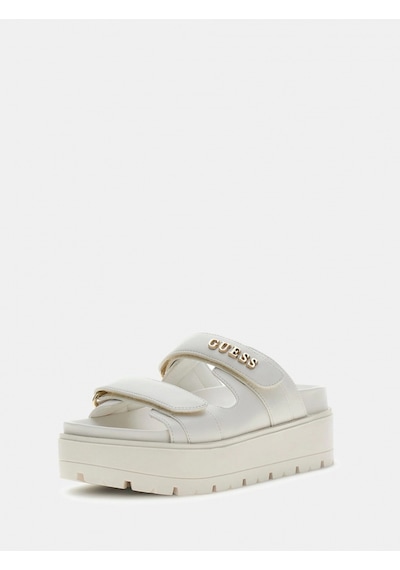 Guess Faxon Kadın Beyaz Sandalet Fljfaxele03-cream Beyaz