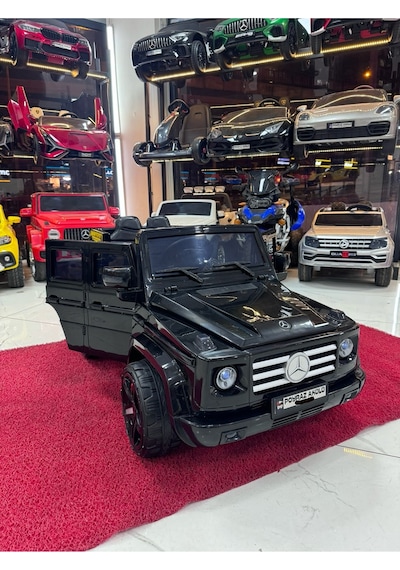 Poyraz Akülü Brabus 12v Akülü Araba 0-6yaş Özel Plaka Siyah