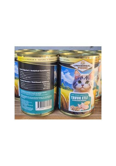 Parça Tavuk Etli Premıum Yavru Kedi Yaş Mama 2x400 Gr