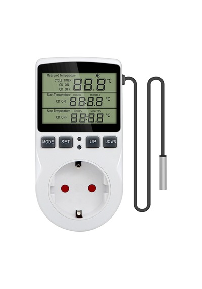 220V Fonksiyonlu Dijital Termostat Kuluçka Sıcaklık Kontrol Cihaz