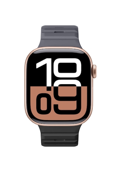 Watch 10 46mm Amazingthing Silqlock Silikon Kordon Strap Kayış Gri