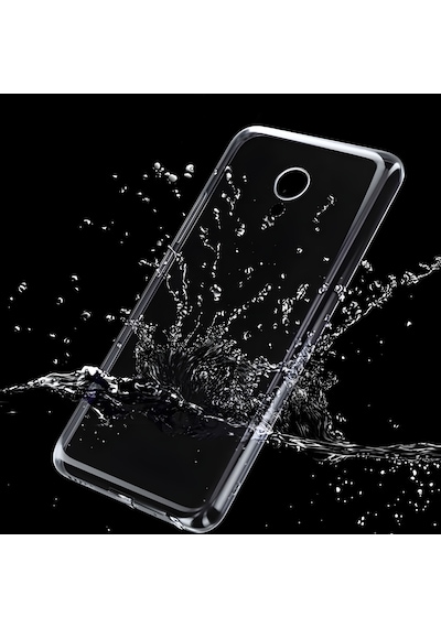 Meizu M6 Kılıf Şeffaf İnce Ve Esnek Süper Silikon Kılıf Renksiz