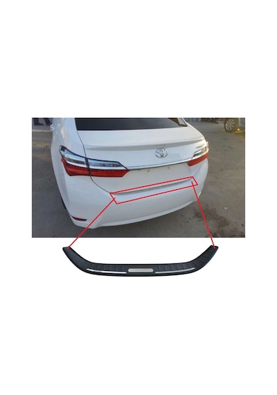 Toyota Corolla Uyumlu 2014 2018 Arka Tampon Eşik Koruma