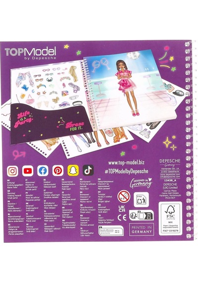 Topmodel Parti Çıkartma Kitabı