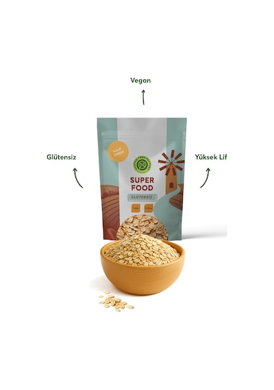 Glutensiz Fabrika Glutensiz Yulaf Ezmesi 500 G Glutensiz Fabrika Glutensiz Yulaf Ezmesi 500 G
