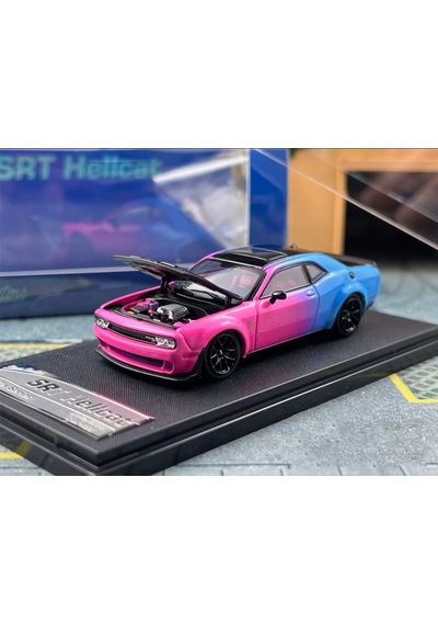 Stance Hunter Dodge Challenger Srt Hellcat Muscle Sports Pink Blue 1/64