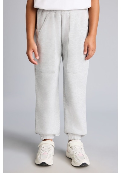 Defacto Beli Ve Paçası Lastikli Cepli Jogger Fit Eşofman Altı Kız Çocuk I3171a826augr421 Gri-gr421