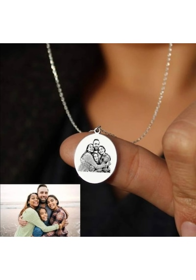 Hifa Diamond Resimli Kolye Fotoğraflı Kolye 9097138 Çok Renkli