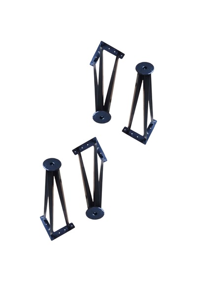 Metal Boru Ayak Kütük Masa Dresuar Orta Sehpa Zigon Ayağı 40 Cm 4 Adet