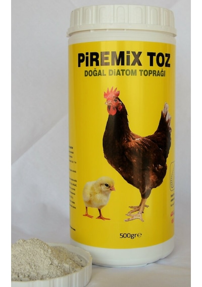 Piremix Tavuk Biti Ve Pire Önleyici Doğal Diatom Toprağı 500 G