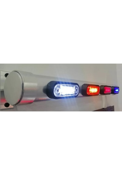 Ahmet Otomotiv Krom Boru Ledi Beyaz Renk 12v-24v
