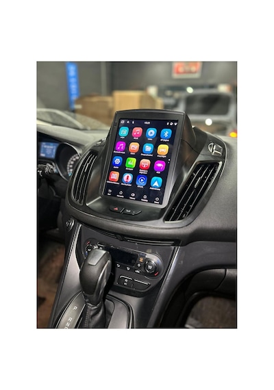 For-x Ford C-max Tesla 2013-2018 -9.7''android Gerçek 4+64 Gb Ram / 4 Çekirdek 1.6ghz / Wıfı 5.0ghz / Bt 5.4-kablosuz Carplay-hd Kamera-teknik Destekli 9.7''