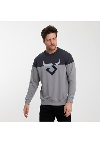 Twobull HELSİNKİ Erkek  Füme / Taş Sweatshirt