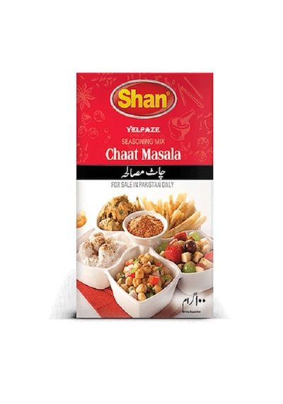Yelpaze Shan Chaat Masala Salata Meyve Atıştırma Baharatı 20 G