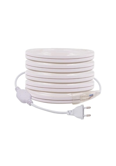 Neon Esnek Hortum Şerit Led Kırmızı Rengi 220v  Fiş/1,2,3,4,5,10,15,20,25,30,50,100 Metre