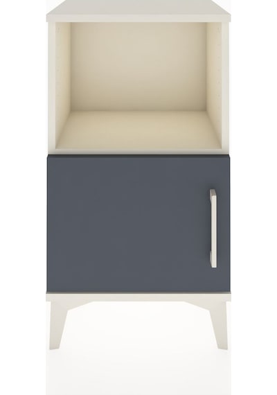 Arges Komodin 2 Raflı 44x30x80 Aytaşı-antrasit Aytaşı