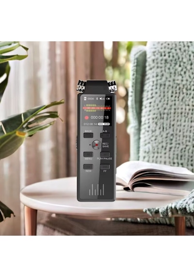 Taşınabilir Dijital Ekranlı Voice Recorder 16 Gb Ses Kayıt Cihazı