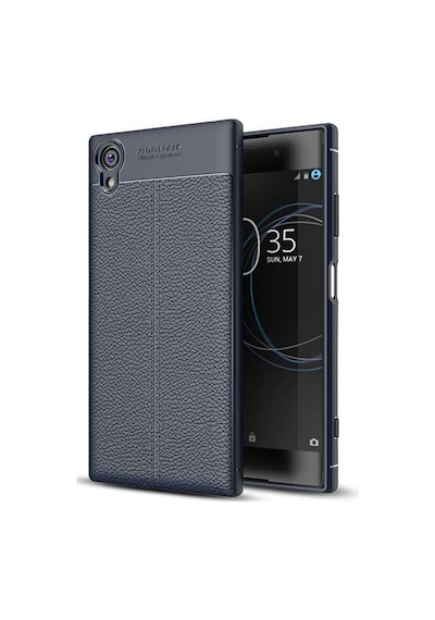 Sony Xperia Xa1 Plus Kılıf Zore Niss Deri Desenli Silikon Kılıf