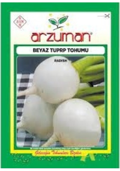 Arzuman Beyaz Turp Tohumu 10 GR