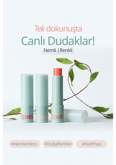 Yapışkanlık Hissi Bırakmayan Renkli Dudak Balmı A'pıeu Juicy Pang Care Lip Balm 03 Red Balm
