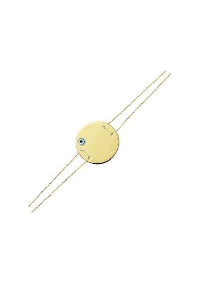 Sembolgold Isim Yazılabilen Plaka Bileklik Sg42-2135461 Sarı Altın
