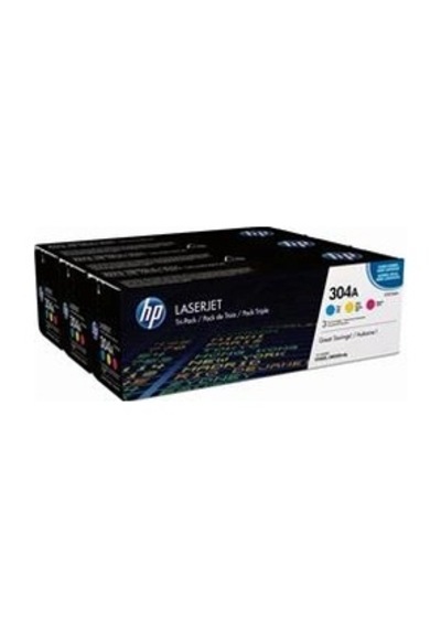 Hp 304a Mavi-kırmızı-sarı 3lu Takım Toner Cf372am Cc531a-cc532a-cc533a Kdo