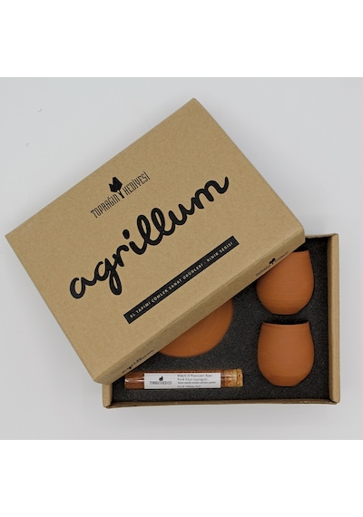 Agrillum 2'li Çömlek Kahve Fincan Takımı