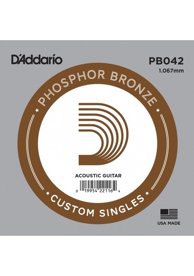 Daddario Pb042 Phosphor Bronze Akustik Tek Tel La