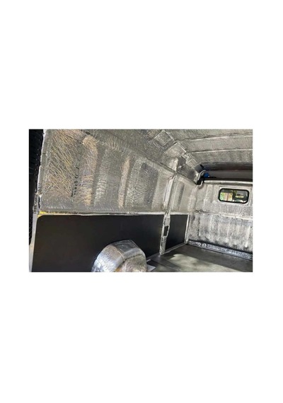 Oto Karavan Ev Ses Akustik 6mm 50cmx100cm 0,50m2 Folyolu Yapışkanlı Kauçuk Yalıtım Bant Marketim