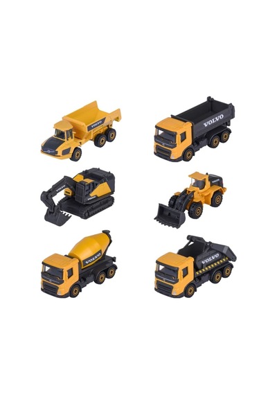 Premium Volvo Marka 6'lı İş Makineleri Seti