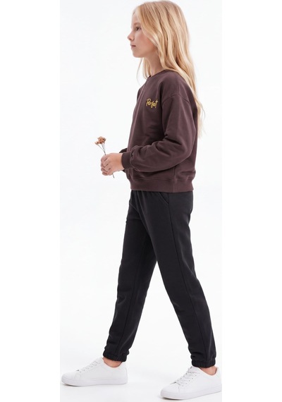 Toontoy Kids Toontoy Kız Çocuk Göğüsü Perfect Armalı Sweatshirt Bej Toontoy Kids Toontoy Kız Çocuk Göğüsü Perfect Armalı Sweatshirt Bej