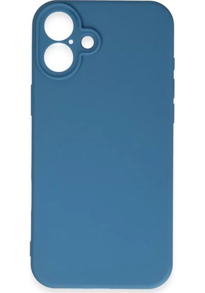 Newface Apple İphone 16 Plus Kılıf First Silikon - Mavi