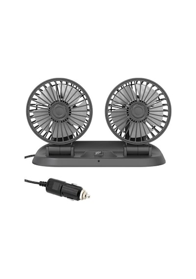 Mini 2'li Araba Vantilatör Fan Seti, Soğutucu Ve Pratik Kullanım