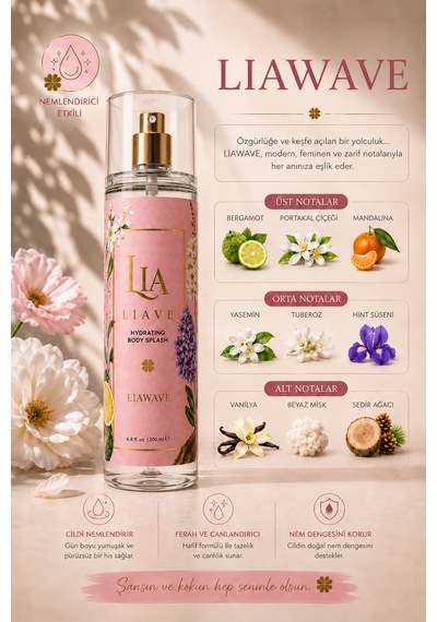 Lıawave Vücut Spreyi 200 Ml