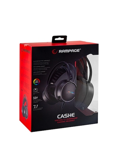 Rampage RM-K3 Cashe 7.1 Surround Kulak Üstü Oyuncu Kulaklığı