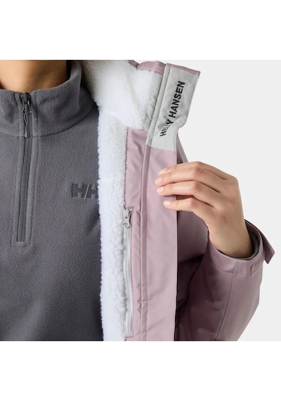 Helly Hansen Crew Hooded Pile Kadın Outdoor Mont-hha.34527 Mor