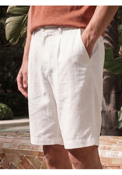 Lcw Vision Bej Loose Fit Erkek Şort