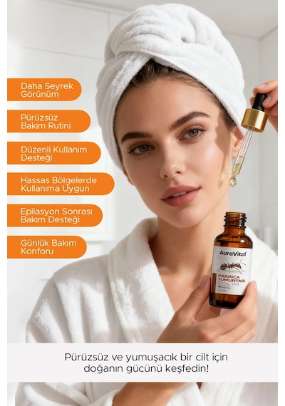 Karınca Yumurtası Yağı 30 Ml %100 Doğal Tüy Azaltıcı, Epilasyon Sonrası Cilt Bakım Yağı