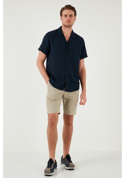 Buratti Pamuklu Slim Tapered Bermuda Erkek Şort 4503S67Smilano Bej