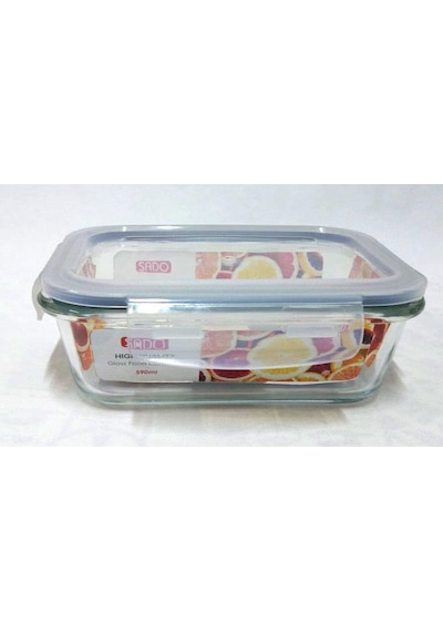 Sado Ktw1388-2 Orta Boy Vakumlu Saklama Kabı - 590 Ml Şeffaf