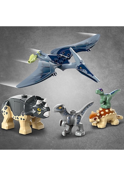 LEGO® Jurassic World Yavru Dinozor Kurtarma Merkezi 76963-4+ Yaratıcı Oyuncak Yapım Seti - 139 Parça