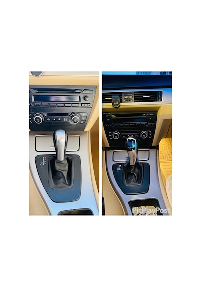 Bmw 3 Serisi E46 E60 E61 Joystick Tip Vites Topuzu Işıklı Sıyah