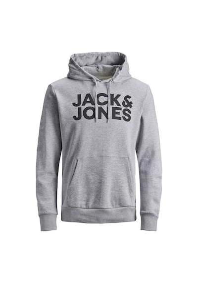 Jack & Jones Sweat Hood Corp Logo 12152840-Lgm (371286326) Gri