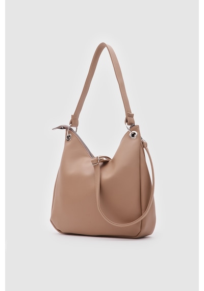 Shule Bags Valerie Oval Omuz Çantası Vizon Vizon