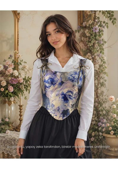 L'aura Corset Efsun Bayan Korse Büstiyer Çok Renkli