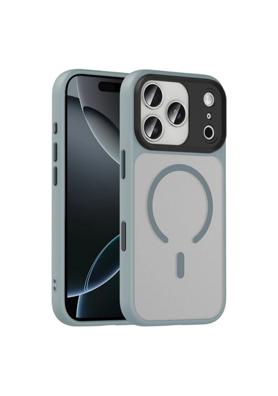 Joko Apple iPhone Uyumlu 17 Pro Megane Magsafe Kapak - Titan Gri İtdark49263
