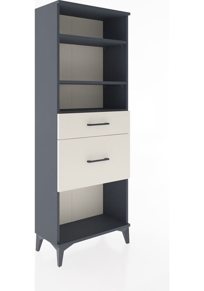 Arges Dolap 3 Raflı 2 Çekmeceli 60x30x163 Antrasit-aytaşı Antrasit Arges Dolap 3 Raflı 2 Çekmeceli 60x30x163 Antrasit-aytaşı Antrasit